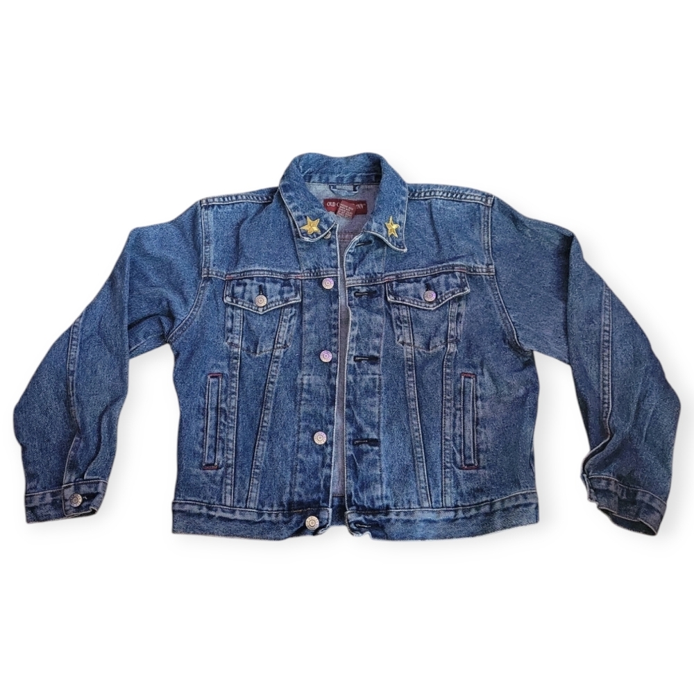 Vintage retro Old College Inn Denim Jacket L (12-14)